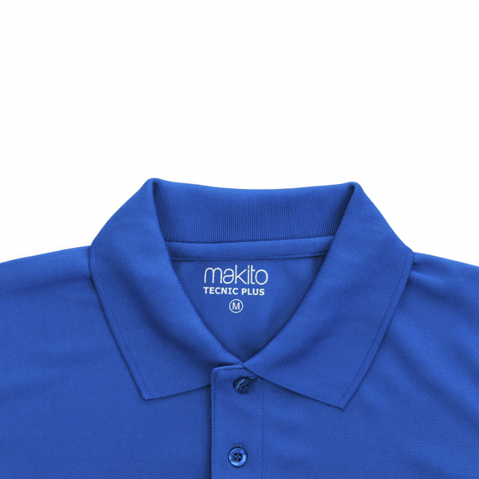 Polo Tecnic Plus en material 100% poliéster transpirable de 180g/m2. Polos técnicos promocionales personalizados. Regalos de empresa y corporativos personalizados