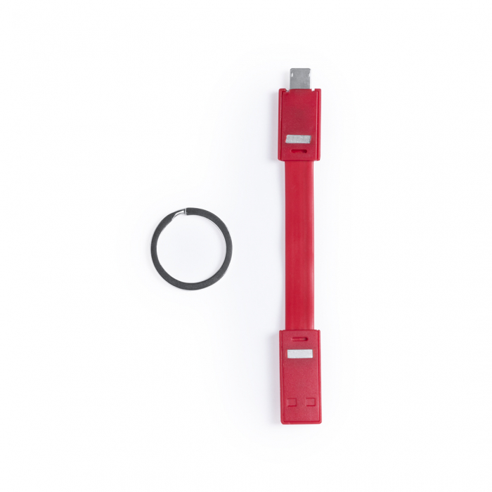 Cable Cargador Holnier llavero USB en variada gama de vivos colores. Cables cargadores promocionales personalizados. Regalos de empresa y corporativos personalizados