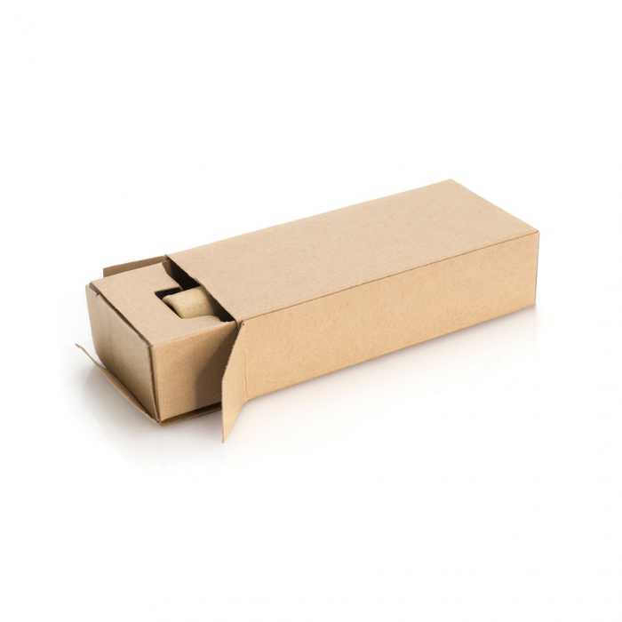Memoria USB Eku 16GB de capacidad de cartón reciclado y de atrevido diseño cilíndrico. Memorias usb de cartón promocionales personalizadas. Regalos de empresa y corporativos personalizados