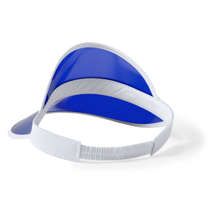 Visera Narim de PVC con protección UV. Viseras promocionales personalizadas. Regalos de empresa y corporativos personalizados