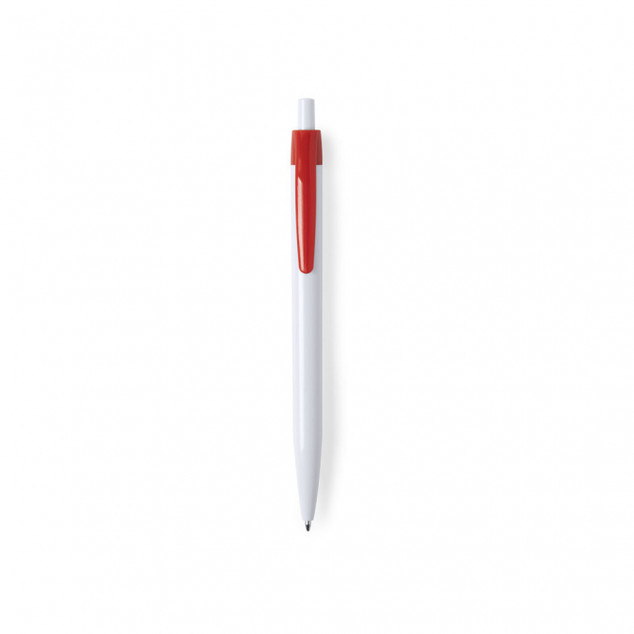 Bolígrafo Kific de mecanismo pulsador en desenfadado diseño bicolor. Bolígrafos promocionales personalizados. Regalos de empresa y corporativos personalizados