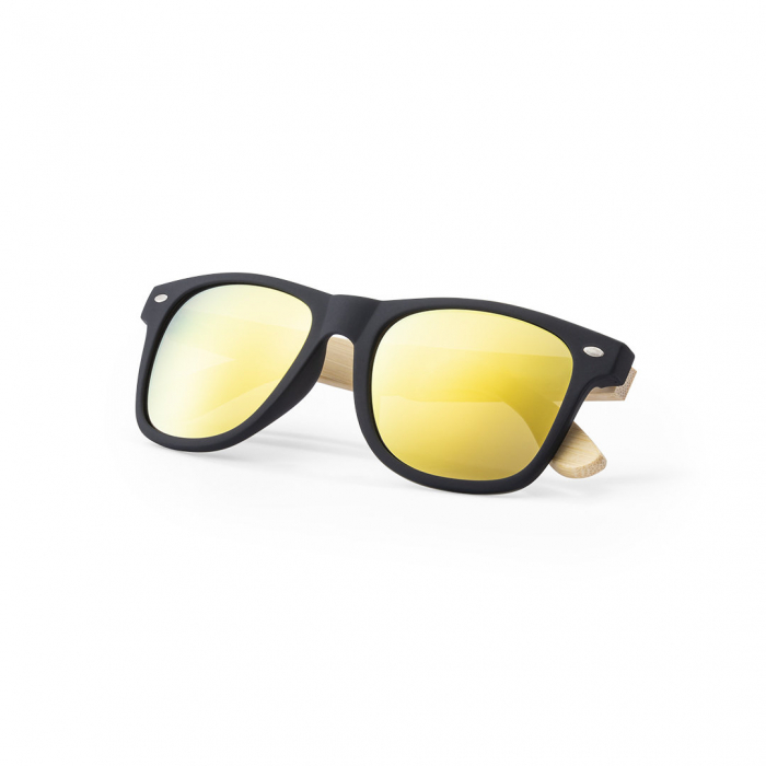 Gafas Sol Mitrox de línea nature con protección UV400. Gafas sol patillas de bambú promocionales personalizadas. Regalos de empresa y corporativos personalizados.