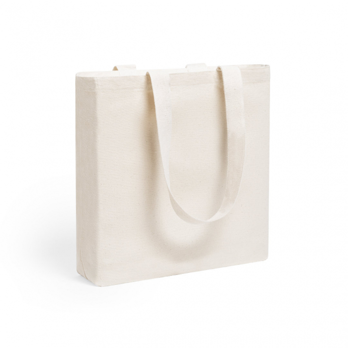 Bolsa Helfy de línea nature en algodón de 140g/m2. Bolsas tote bag promocionales personalizadas. Regalos de empresa y corporativos personalizados.