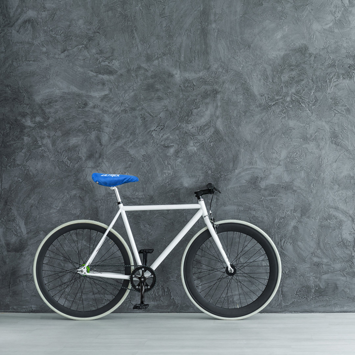 Funda Sillín Mapol de línea nature y en resistente 190T RPET. Fundas sillines bicicletas promocionales personalizadas. Regalos de empresa y corporativos personalizados.
