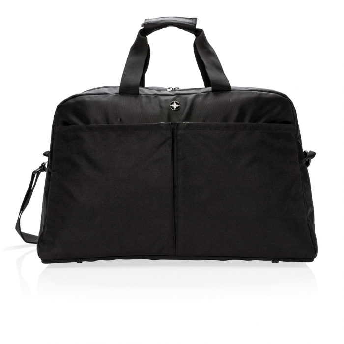 Bolsa y maleta Swiss Peak RFID. Bolsas maletas versátiles para portátiles promocionales personalizadas. Regalos de empresa y corporativos personalizados.
