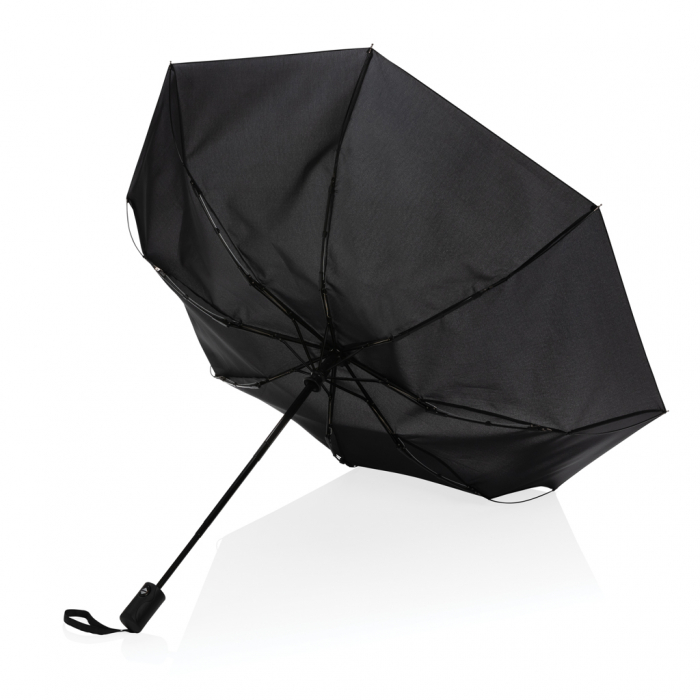 Paraguas de 21" automático RPET 190T Impact AWARE ™. Paraguas automáticos plegables promocionales personalizados. Regalos de empresa y corporativos personalizados.