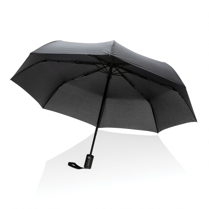 Paraguas de 21" automático RPET 190T Impact AWARE ™. Paraguas automáticos plegables promocionales personalizados. Regalos de empresa y corporativos personalizados.