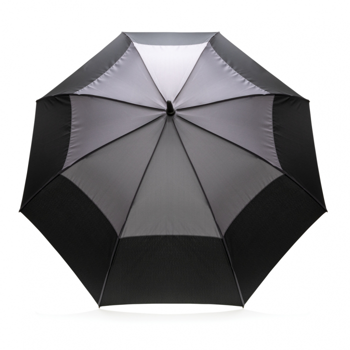 Paraguas 27" automático RPET 190T Impact AWARE™. Paraguas bicolores elegantes promocionales personalizados. Regalos de empresa y corporativos personalizados.