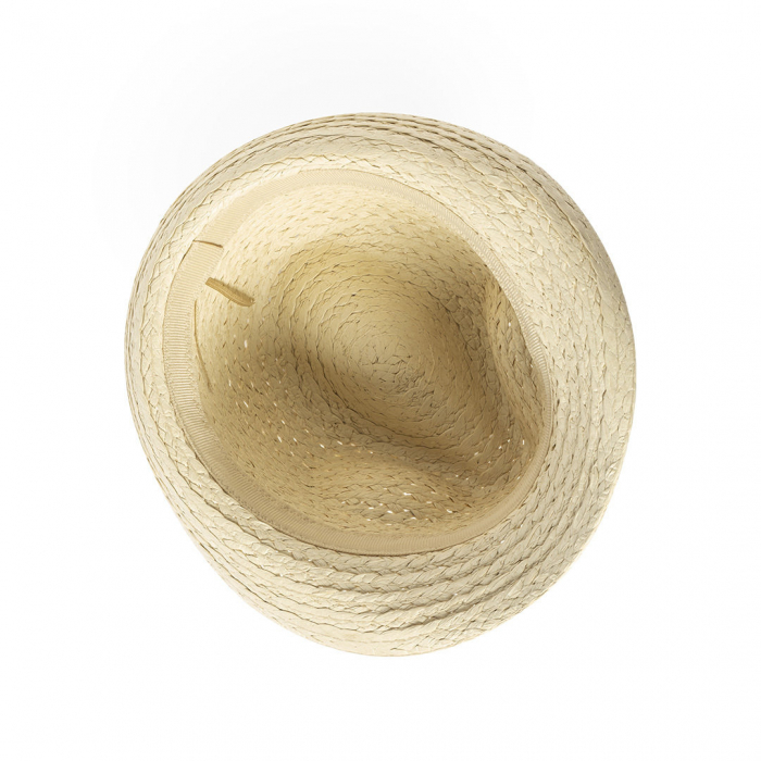 Sombrero Gretel de alta calidad en material sintético y acabado natural. Sombreros veraniegos ajustables promocionales personalizados. Regalos de empresa y corporativos personalizados.