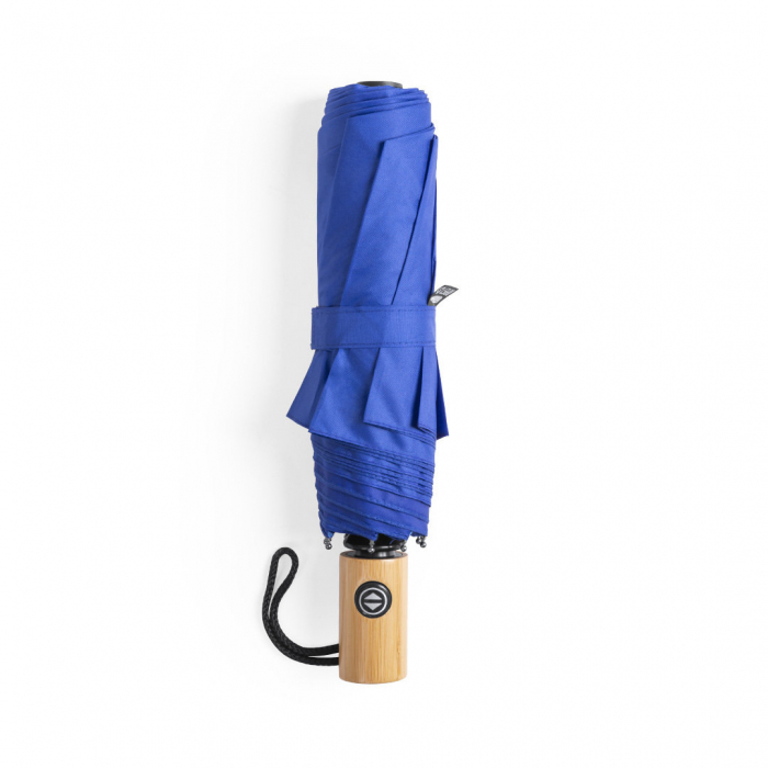Paraguas Keitty plegable de línea nature de 103cm de diámetro. Paraguas plegables promocionales personalizados. Regalos de empresa y corporativos personalizados.