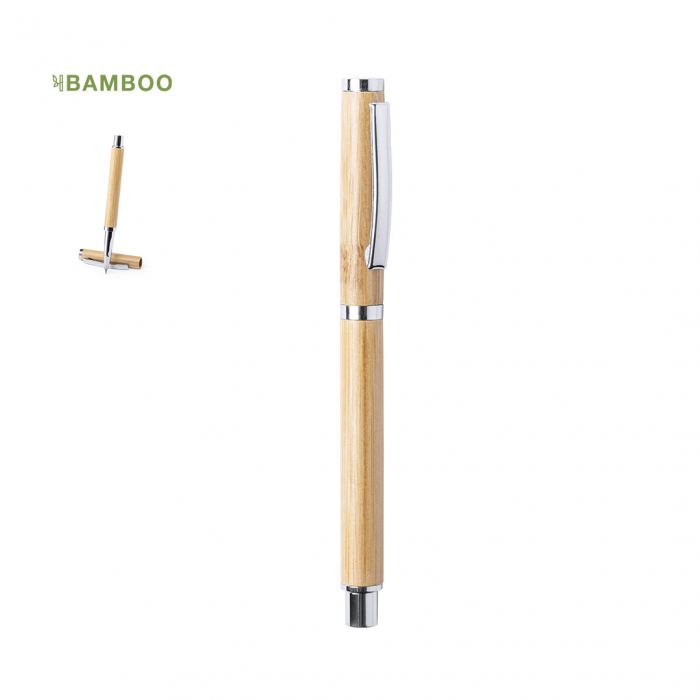 Roller Tamirox de capucha de línea nature. Rollers de bambú promocionales personalizados. Regalos de empresa y corporativos personalizados.