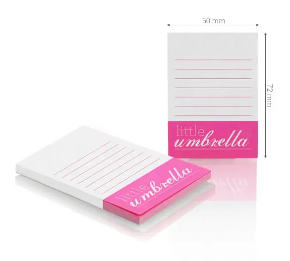Bloc de notas adhesivas personalizado Basic