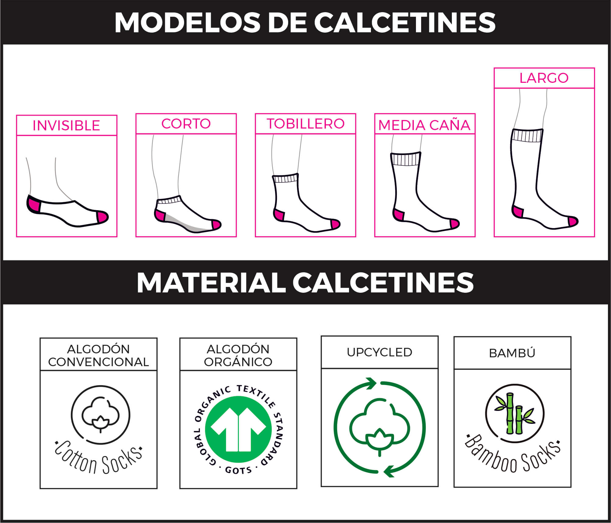 Calcetines personalizados con tu diseño.