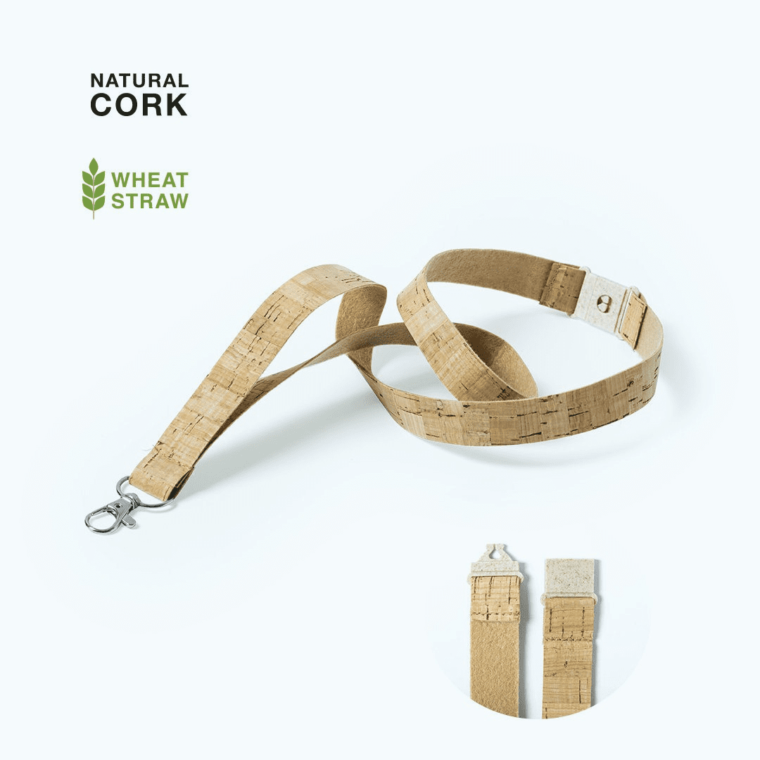 Lanyard de corcho personalizado