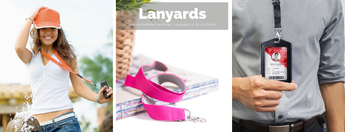 Lanyards o cintas porta acreditaciones personalizados - cintas de cuello porta acreditaciones personalizadas
