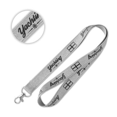 Lanyard Purpurina, cinta para el cuello personalizada