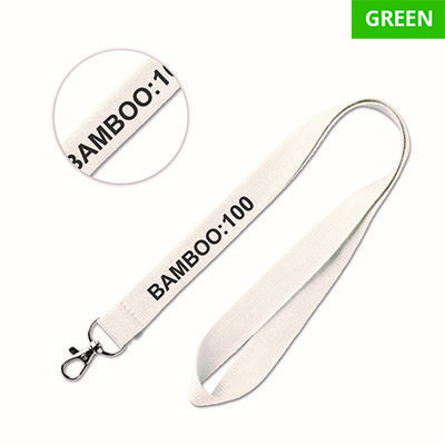 Lanyard de Bambú, cinta para el cuello personalizada