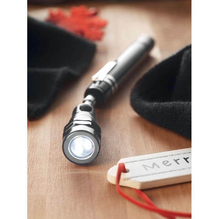 Linterna extensible Strech-Torch. Linternas extensibles promocionales personalizadas. Regalos de empresa y corporativos personalizados.