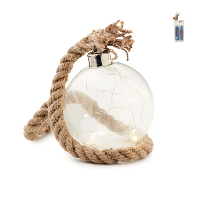 BAUBLI Luz de LED de cristal- bola de Navidad - Regalos de empresa Navidad - regalos para clientes Navidad