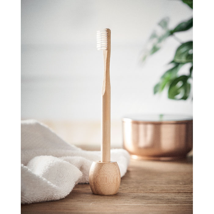 KUILA Cepillo de dientes personalizado de bambú