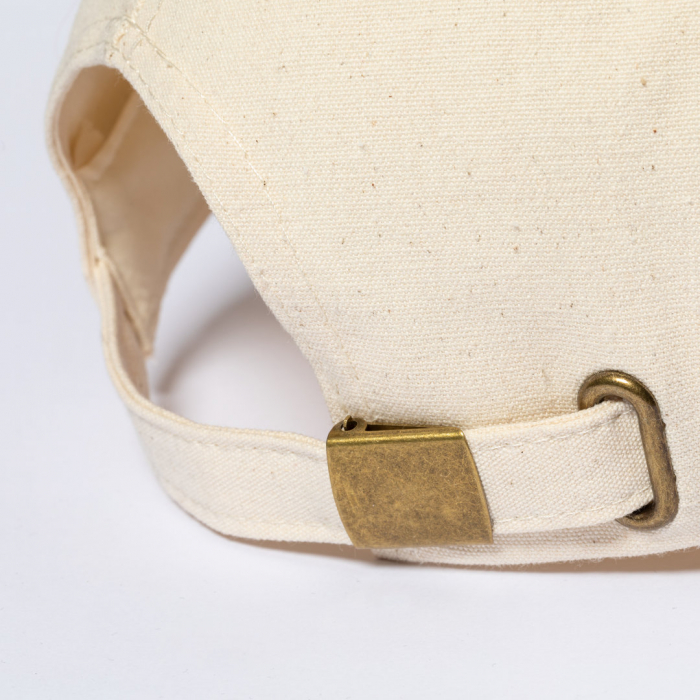 Gorra Trystan de alta calidad fabricada en resistente canvas 100%. Gorras promocionales personalizadas. Regalos de empresa y corporativos personalizados