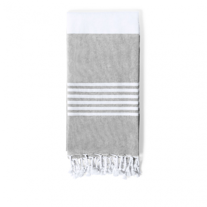 Pareo toalla Vedant, fabricado en material 100% algodón de 180g/m2. Pareos promocionales personalizados. Regalos de empresa y corporativos personalizados