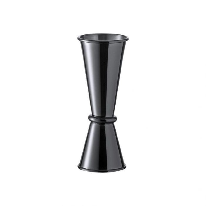Set Cóctel Relien de diseño exclusivo Limited Edition, fabricado en acero inox de elegante acabado negro brillo. Sets cóctel promocionales personalizados. Regalos de empresa y corporativos personalizados