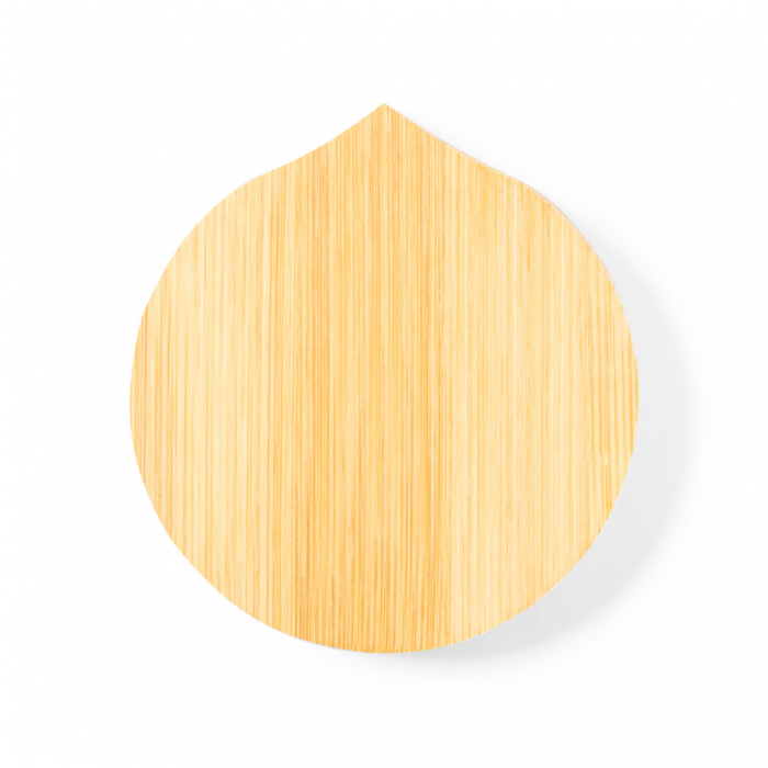Espejo Susil 1X de línea nature, con carcasa fabricada en bambú y cierre magnético. Espejos de bolso promocionales personalizados. Regalos de empresa y corporativos personalizados