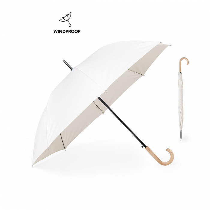 Paraguas Tanesa de 8 paneles y 120 cm de diámetro. Paraguas promocionales personalizados. Regalos de empresa y corporativos personalizados