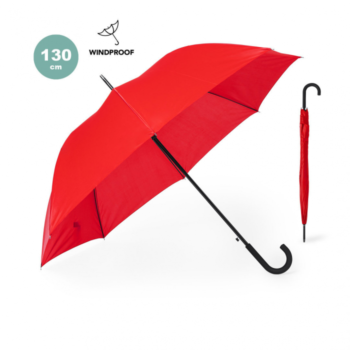 Paraguas Dolku XL de 8 paneles tamaño XL -130 cm diámetro. Paraguas promocionales personalizados. Regalos de empresa y corporativos personalizados