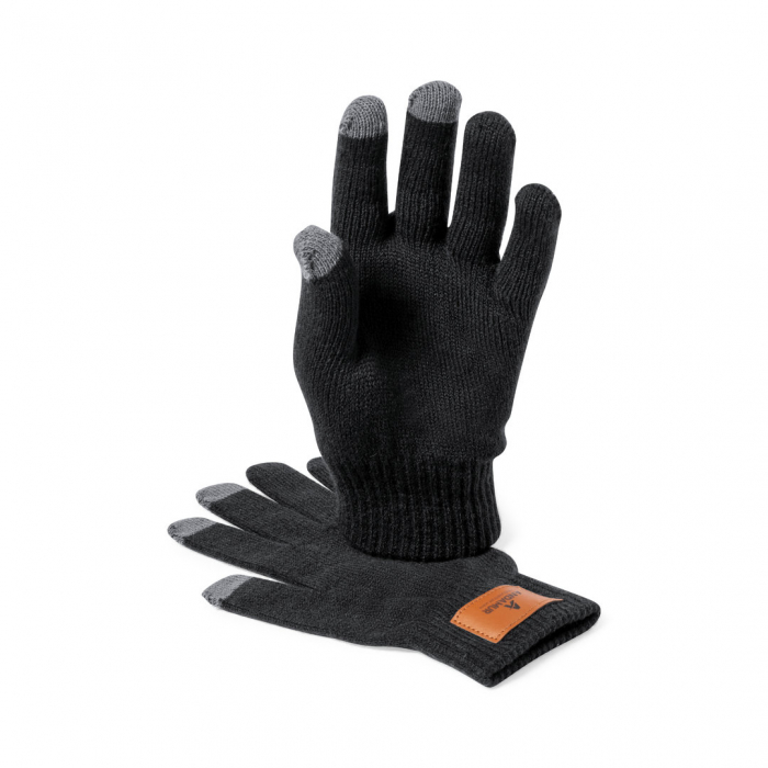 Set Prasan de gorro y guantes en talla adulto, fabricados en material acrílico elástico. Sets para invierno promocionales personalizados. Regalos de empresa y corporativos personalizados
