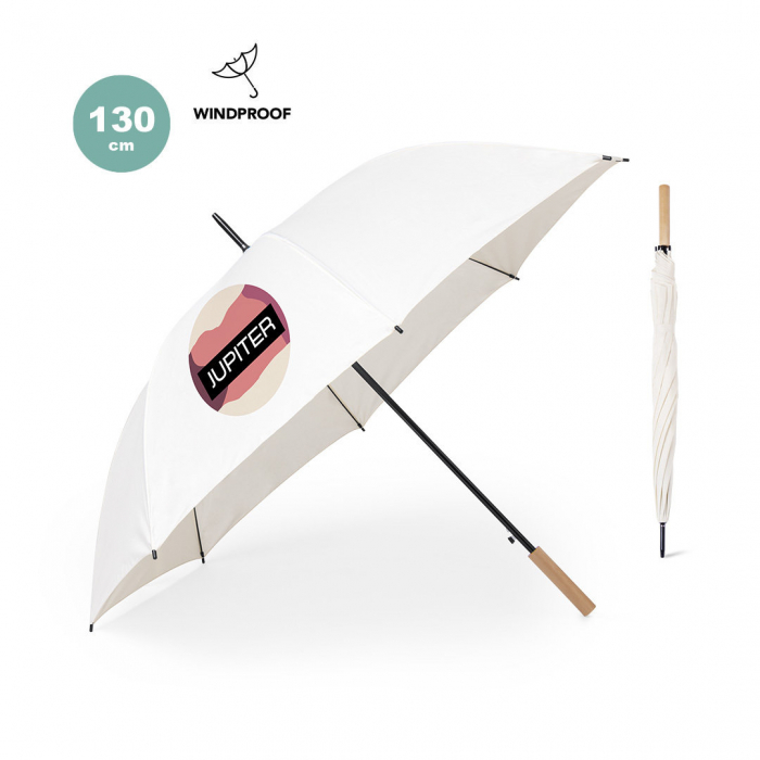 Paraguas Tinnar XL de 8 paneles tamaño XL -130 cm diámetro. Paraguas promocionales personalizados. Regalos de empresa y corporativos personalizados