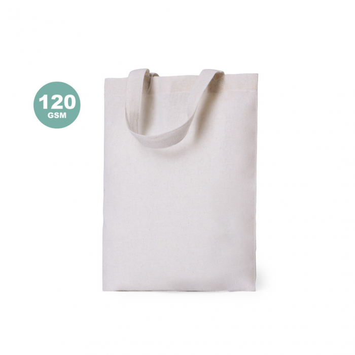 Bolsa Congres fabricada en algodón 100%, de acabado natural y en 120g/m2. Bolsas tote bags promocionales personalizadas. Regalos de empresa y corporativos personalizados