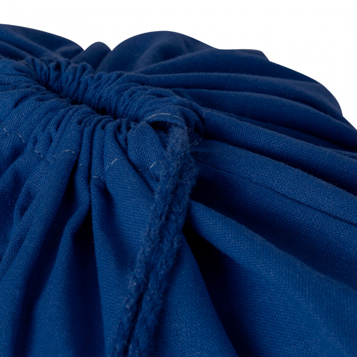 Mochila Maziu de cuerdas de línea nature fabricada en 100% algodón orgánico de 120g/m2. Mochilas de cuerdas promocionales personalizadas. Regalos de empresa y corporativos personalizados