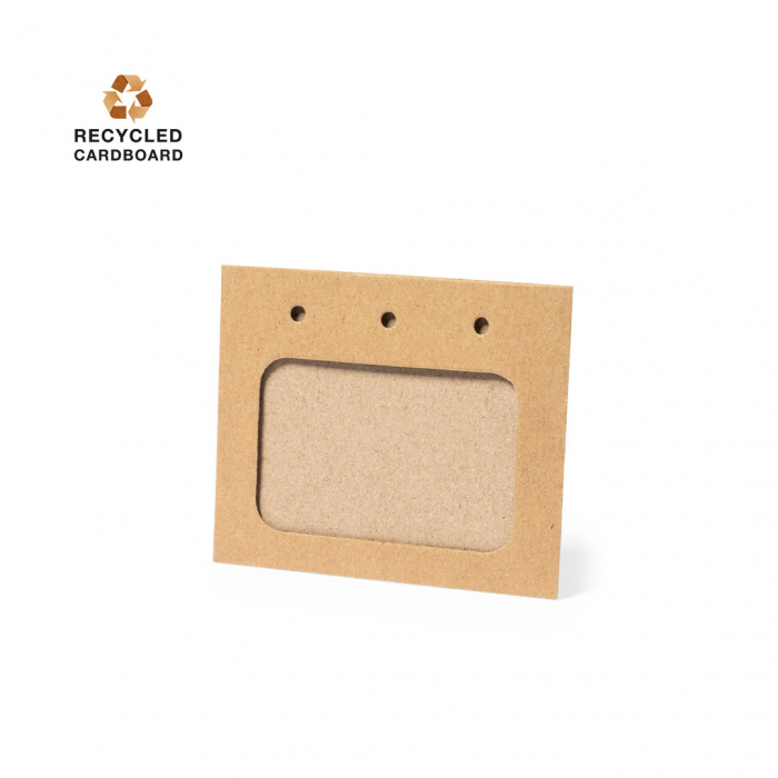 Identificador Tures de línea nature fabricado en resistente cartón reciclado. Identificadores promocionales personalizados. Regalos de empresa y corporativos personalizados