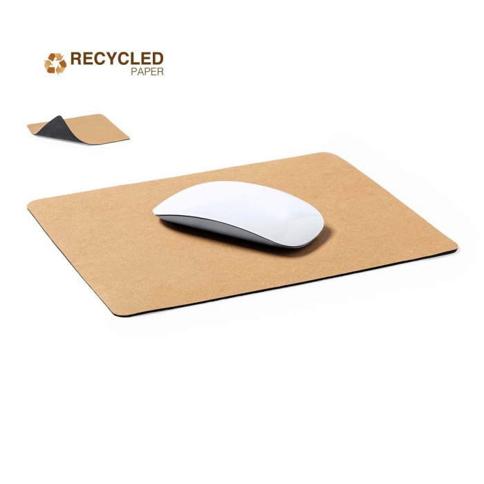 Alfombrilla Sinjur para ratón línea nature fabricada en papel reciclado. Alfombrillas de ratón promocionales personalizadas. Regalos de empresa y corporativos personalizados