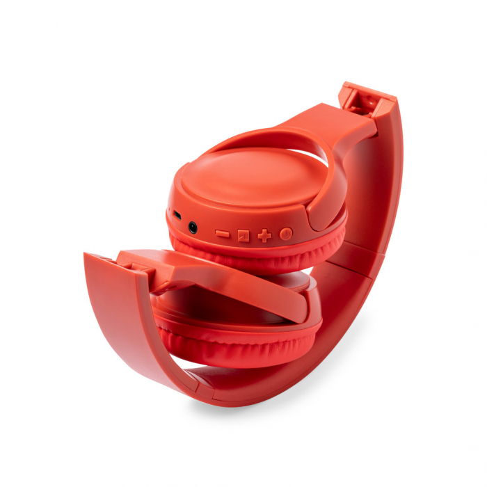Auriculares Pendil plegables de diadema con conexión Bluetooth. Que escuchen tu marca por todo el mundo. Auriculares promocionales personalizados.