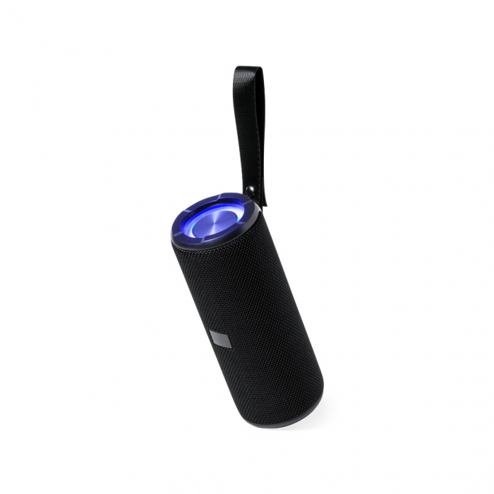 Altavoz Roby estéreo Bluetooth con luces multiculor. Promociones que destacan. Altavoces promocionales personalizados.