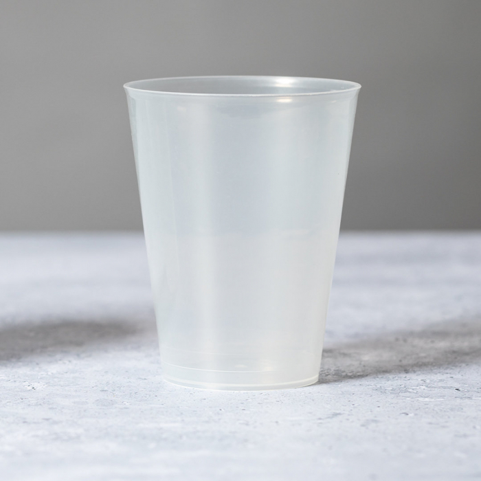 Vaso Nirmal de PP de 500 ml, libre de BPA. Eco-reutilizable y de acabado frosted. Vasos promocionales personalizados. Regalos de empresa y corporativos personalizados