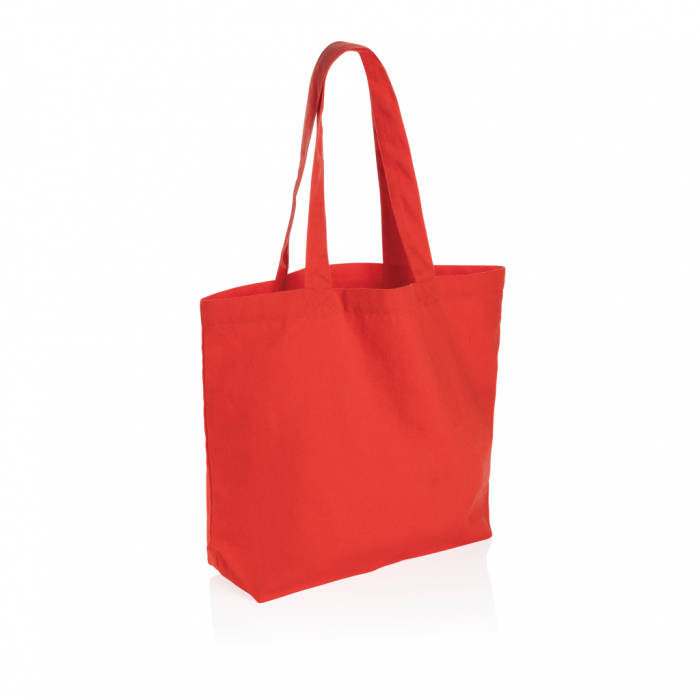 Bolsa de compra de lona Impact Aware™ de 240 g/m². Bolsas tote bag de lona con fuelle promocionales personalizadas. Regalos de empresa y corporativos personalizados.