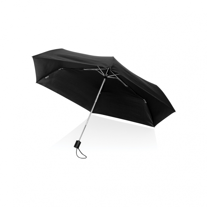 Paraguas ultraligero automático de 20,5" SP Aware™ RPET. Paraguas plegables ultraligeros promocionales personalizados. Regalos de empresa y corporativos personalizados.
