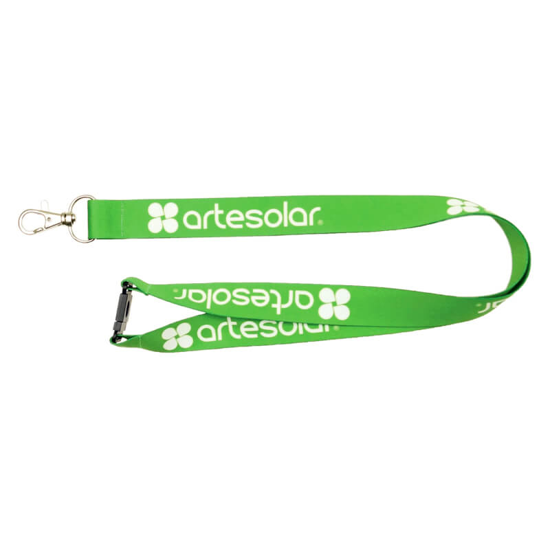 Lanyards con mosquetón y click-clack personalizados a color