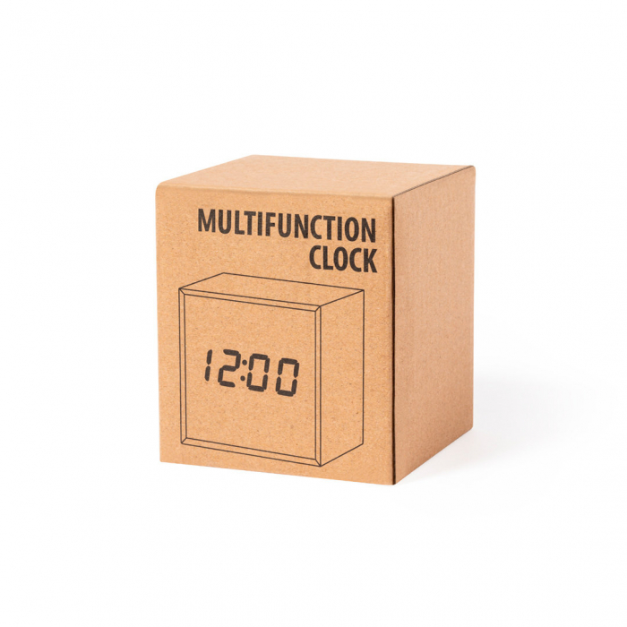 Reloj Multifunción Melbran de línea nature, fabricado en bambú procedente de cortes naturales. Regalos de empresa y corporativos personalizados