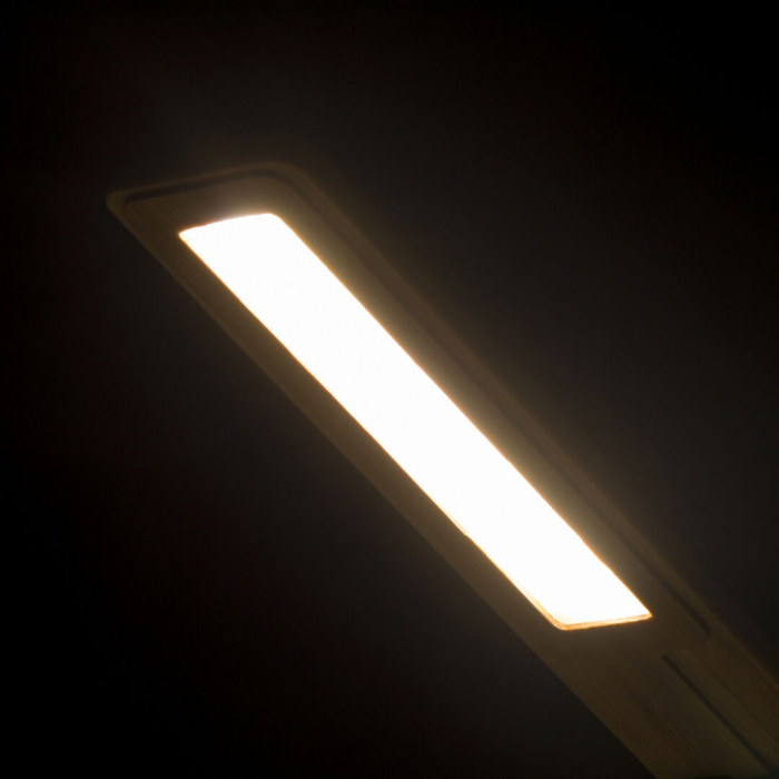 Lámpara Cargador Sleya plegable de línea nature. Lámparas plegables promocionales personalizadas. Regalos de empresa y corporativos personalizados