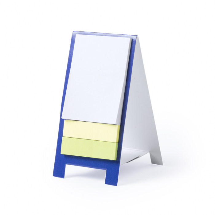 Portanotas Novich de cartón con diseño stand en variada gama de vivos colores. Portanotas promocionales personalizados. Regalos de empresa y corporativos personalizados