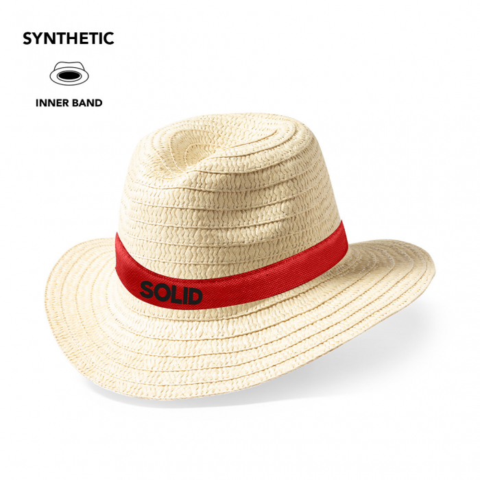 Sombrero Chizzer en fibra sintética de alta calidad. Sombreros veraniegos promocionales personalizados. Regalos de empresa y corporativos personalizados