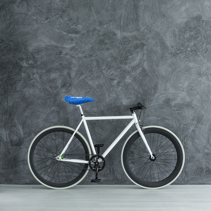 Funda Sillín Mapol de línea nature y en resistente 190T RPET. Fundas sillines bicicletas promocionales personalizadas. Regalos de empresa y corporativos personalizados.