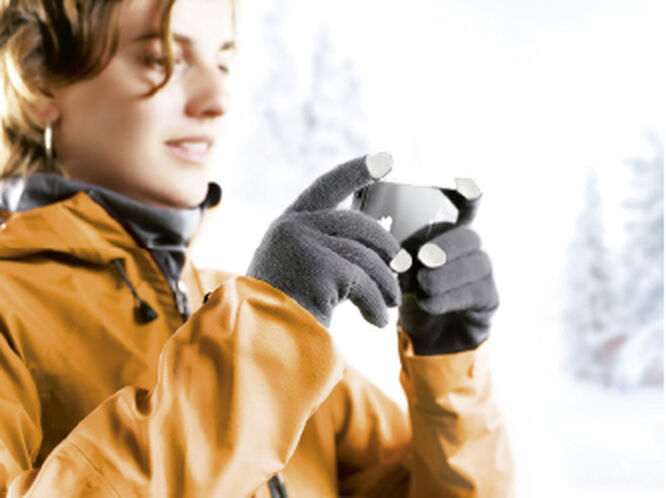 Guante Táctil Despil par de guantes de línea nature para dispositivos con pantalla táctil. Guantes con dedos táctiles promocionales personalizados. Regalos de empresa y corporativos personalizados.