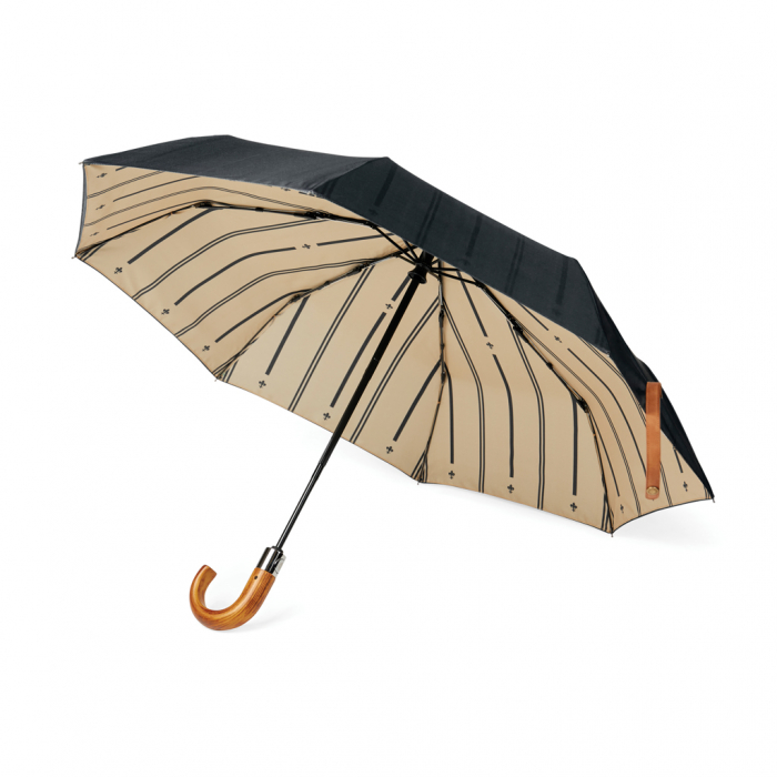 Paraguas plegable VINGA Bosler AWARE™ pet reciclado 21". Paraguas elegantes plegables promocionales personalizados, Regalos de empresa y corporativos personalizados.