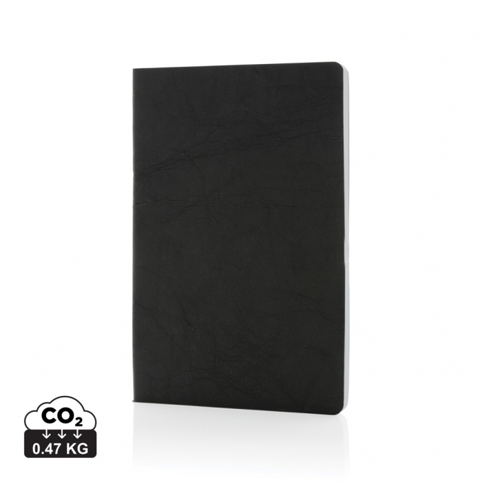 Cuaderno de papel kraft de lujo Salton A5. Cuadernos ecológicos promocionales personalizados. Regalos de empresa y corporativos personalizados.